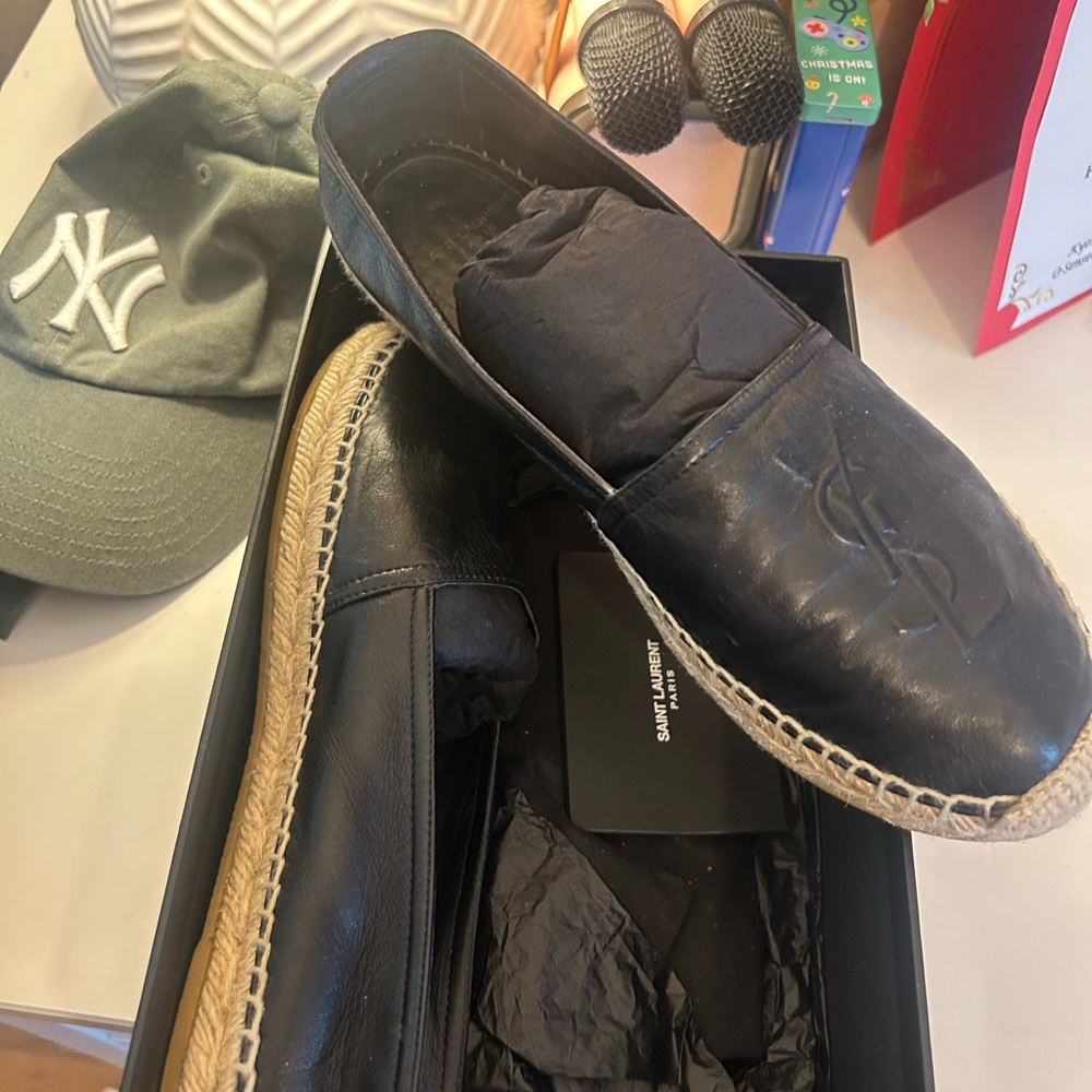 Saint Laurent Black Espadrilles for women
